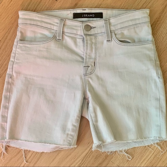 J BRAND Super Skinny Frostbite Denim Shorts - Picture 13 of 15